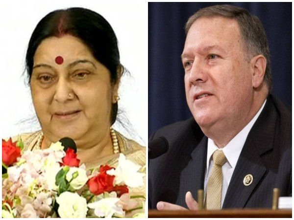 US के विदेश मंत्री ने बुधवार रात सुषमा स्वराज को फोन कर ,2+2 डायलॉग टालने पर जताया अफसोस