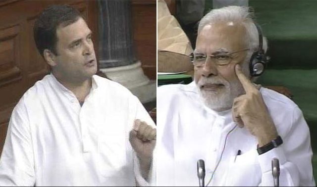 कांग्रेस अध्यक्ष राहुल गांधी का प्रधानमंत्री पर हमला