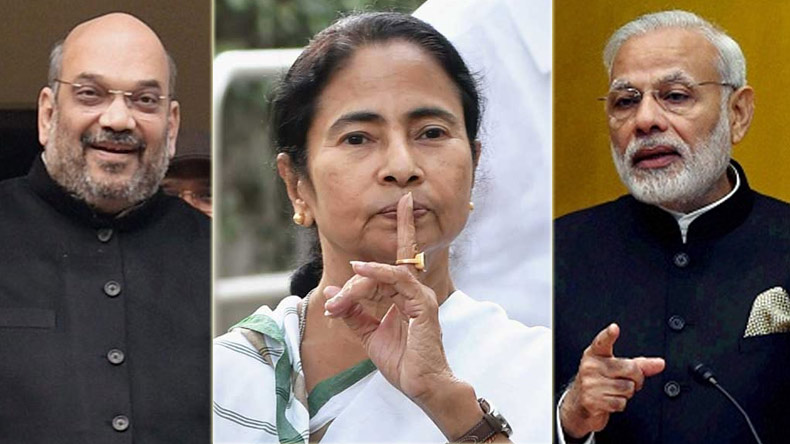 मोदी, शाह और ममता के बीच शह और मात का खेल