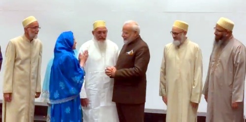 प्रधानमंत्री टेक्सास के ह्यूस्टन में दावूदी बोहरा समुदाय के सदस्यों से मिले
