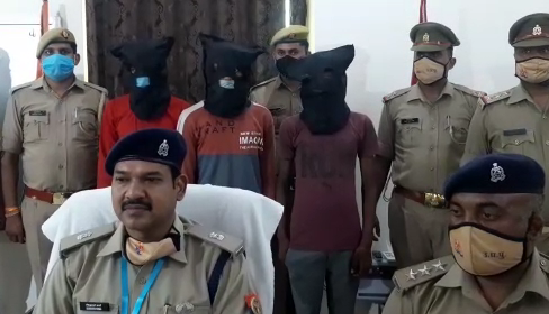 वाहन चोरों का पर्दाफाश, तीन शातिर चोर गिरफ्तार