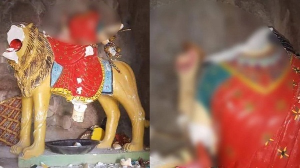 पाकिस्तान के एक और मंदिर में कट्टरपंथियों ने मां दुर्गा की मूर्ति को पहुंचाया नुकसान