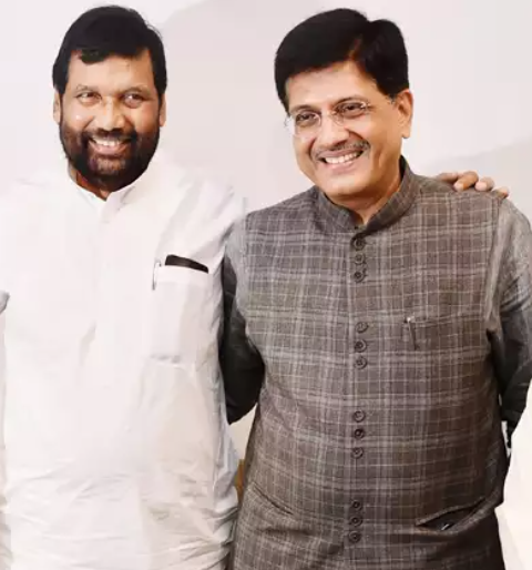 रामविलास पासवान के निधन के बाद अब पीयूष गोयल को बनाया गया उपभोक्ता मामलों के मंत्री