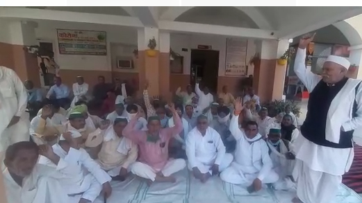 बजरंग दल के कार्यकर्ताओं ने लव जिहाद के विरोध में निकाली रैली