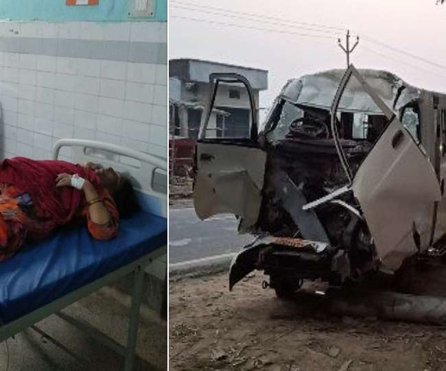 बहराइच में तेज रफ्तार ट्रक ने वैन को मारी टक्कर, लखीमपुर लौट रहे 6 श्रद्धालुओं की मौके पर मौत