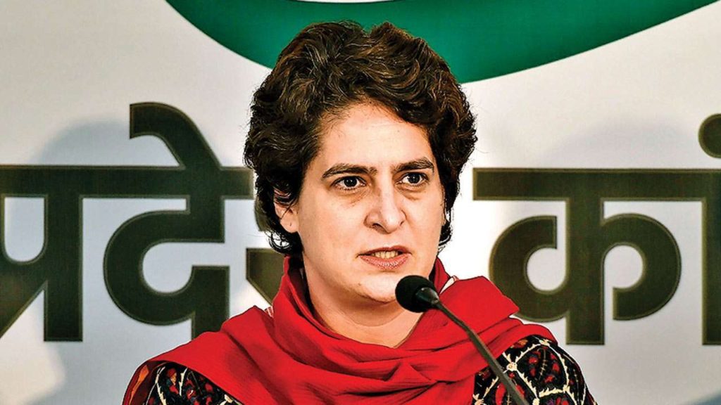कांग्रेस महासचिव प्रियंका गांधी वाड्रा ने योगी सरकार पर साधा निशाना, बोली- शराब माफियाओं पर नकेल कसने में नाकाम योगी सरकार