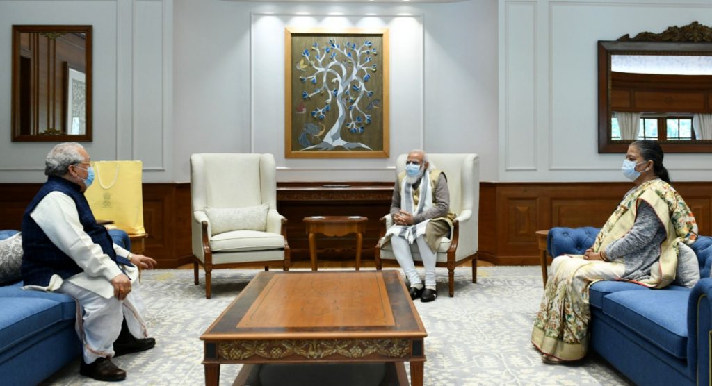 पीएम मोदी से राज्यपाल श्री कलराज मिश्र ने की मुलाकात, कोरोना की स्थिति पर की चर्चा
