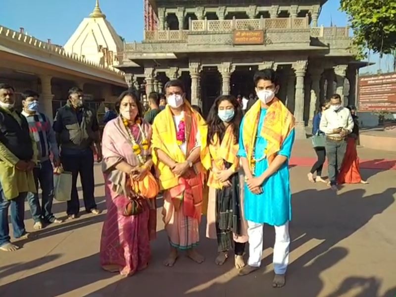 बाबा महाकाल के दर्शन करने पहुंचे केंद्रीय मंत्री धर्मेंद्र प्रधान