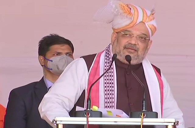 गृहमंत्री अमित शाह ने मणिपुर में सात विकास परियोजनाओं का किया शिलान्यास