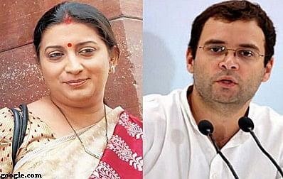 कांग्रेस उपाध्यक्ष राहुल गांधी बौखलाहट में दे रहे है आपत्तिजनक बयान- स्मृति इरानी