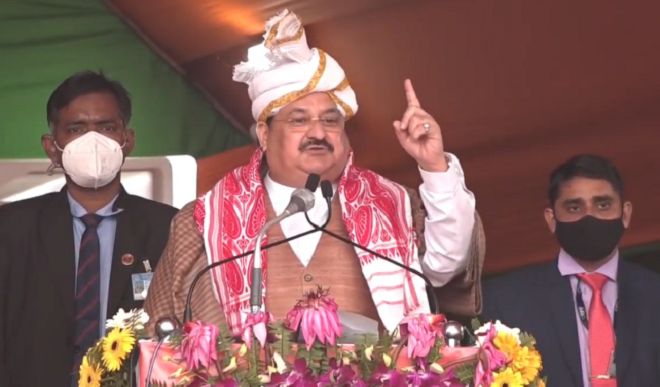 असम विधानसभा चुनाव में भाजपा की फिर होगी सत्ता में वापसी- जेपी नड्डा
