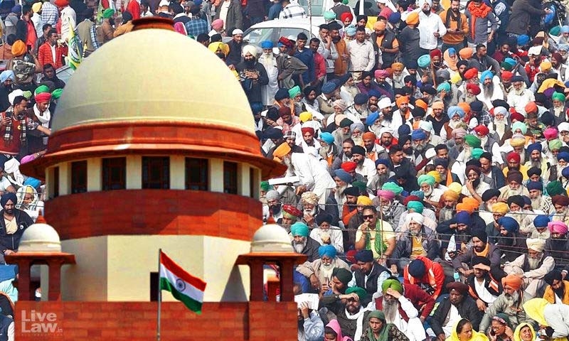किसान आंदोलन पर सुप्रीम कोर्ट ने केंद्र सरकार को लगाई फटकार, पूछा- क्यों न तीनों कानूनों पर रोक लगा दी जाये
