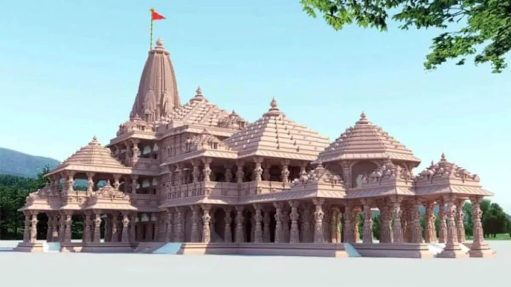 ऐतिहासिक मंदिर राम मंदिर का निर्माण कार्य शुरू, पूजन के बाद गर्भ गृह स्थल पर रखी गई नींव