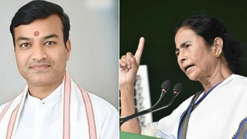 मंत्री आनंद स्वरूप शुक्ला ने ममता बनर्जी को कहा ‘इस्लामिक आतंकवादी’ Anand Swaroop Shukla called Mamata Banerjee an 'Islamic terrorist' and claimed that the West Bengal chief minister would have to take refuge