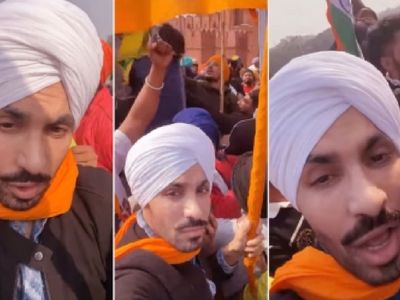 26 जनवरी को लाल किले पर हुई हिंसा का मास्टरमाइंड दीप सिद्धू गिरफ्तार On 26, Deep Sidhu, the main accused of violence at the Red Fort during the Delhi Tractor Rally, has been arrested. Deep Sidhu has been arrested today