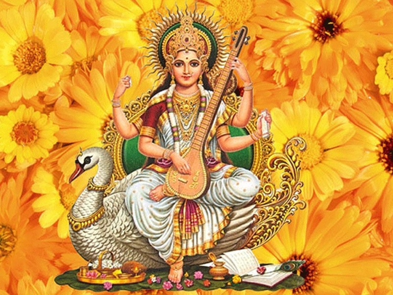 परीक्षाओं से पहले पढ़ाई के साथ करें मां सरस्वती के इन मंत्रों का जाप.. The festival of Vasant Panchami is celebrated every year on the Shukla Paksha Panchami date of Magh month. Goddess Saraswati is worshiped on Vasant Panchami. Therefore, Vasant Panchami is also known as Saraswati Puja in some places in India.