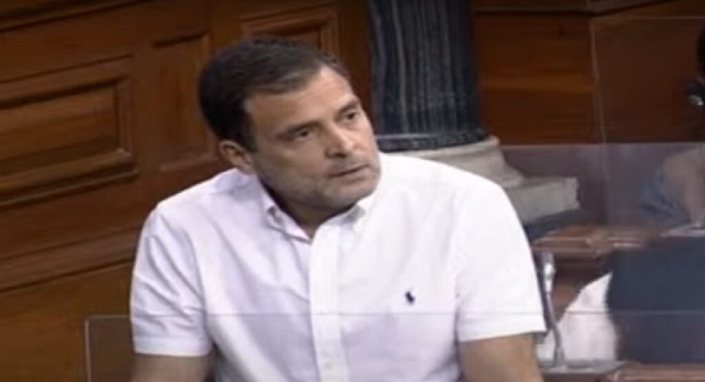 राहुल गांधी ने पीएम मोदी को लेकर दिया विवादित बयान, कहा- प्रधानमंत्री ने ‘भारत माता का एक टुकड़ा’ चीन को दिया In the backdrop of the statement made by Defense Minister Rajnath Singh in both houses of Parliament on the deadlock on the border