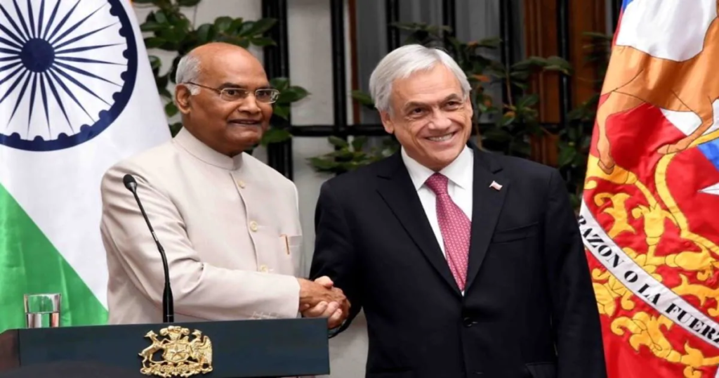 President Sri Ramnath Kovind telephonic talks with the President of the Republic of Chile.The President of India, Shri Ram Nath Kovind, today