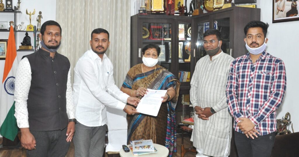 राज्यपाल से अखिल भारतीय विद्यार्थी परिषद के प्रतिनिधिमण्डल ने सौजन्य मुलाकात की