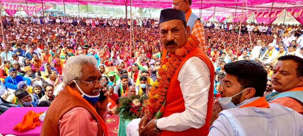 सलट उपचुनाव के लिए महेश जीना प्रत्याशी : मदन कौशिक