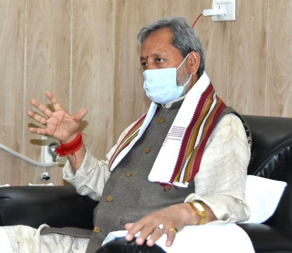 Chief Minister Tirath Singh Rawat reviewed the Panchayati Raj department through video conferencing from his residence on Thursday.