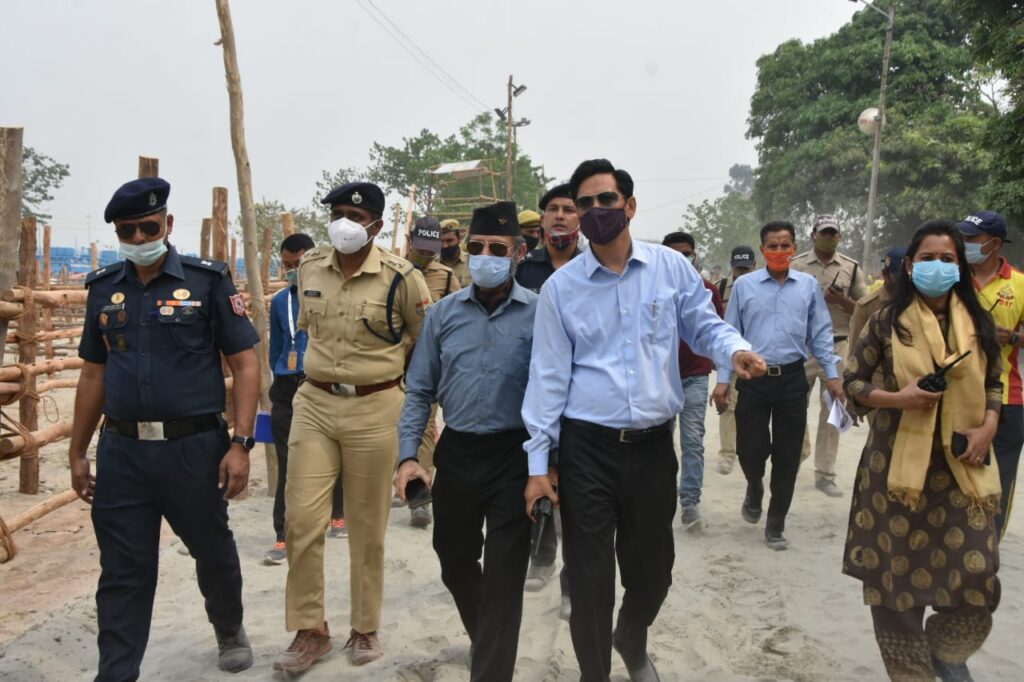 मेला प्रशासन एवं जिला प्रशासन ने किया महाकुम्भ मेला के दौरान सम्भावित आपदाओं के मद्देनजर मॉक ड्रिल का आयोजन