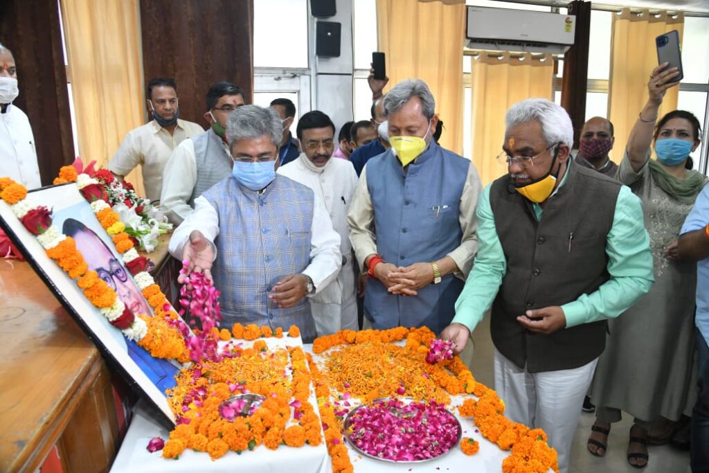 समरस भारत के पक्षधर थे डॉ. अम्बेडकर : दुष्यंत गौतम In a program organized at the state headquarters of BJP on the birth anniversary of Bharat Ratna Dr. Bhim Rao Ambedkar