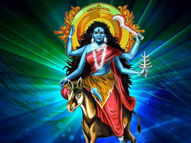 चैत्र नवरात्री: आज सातवें दिन मां के कालरात्री स्वरूप की पूजा The seventh power of Maa Durga is known as Kalratri. On the seventh day of Durga Puja, there is a law to worship Maa Kalratri.