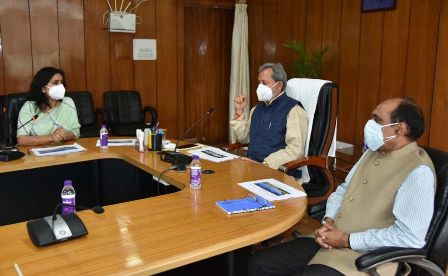 चीनी मिलों को आधुनिकीकरण एवं पुनर्जीवित करने के लिए बेहतर विकल्प की तलाश करें- मुख्यमंत्री श्री तीरथ सिंह रावत Meeting on implementation of 22 MW and 16 MW Bagas-based co-generation power project on construction, ownership and operation (BOO) basis by UJVNL under the chairmanship of Chief Minister Mr. Tirath Singh Rawat at Secretariat and near modernization of Bajpur and Nadehi sugar mills. were held.