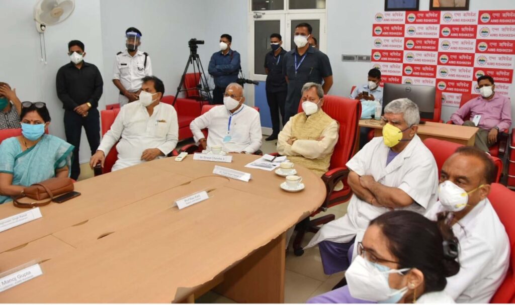 Chief Minister Mr. Tirath Singh Rawat inaugurated the telemedicine service "Garuda" launched by AIIMS by reaching Rishikesh on Monday.