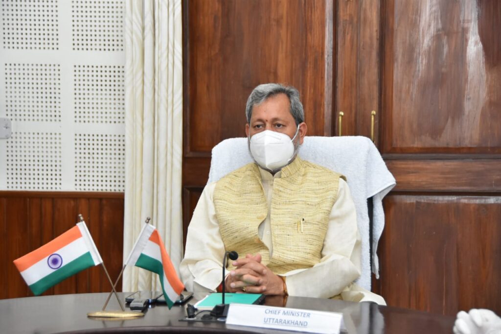 मुख्यमंत्री श्री तीरथ सिंह रावत ने अल्मोड़ा जिले के रानीखेत स्थित संयुक्त सिविल मिलिट्री कोविड केयर अस्पताल का किया उद्घाटन Chief Minister Shri Tirath Singh Rawat thanked the Prime Minister Shri Narendra Modi for increasing the 140 percent subsidy on DAP fertilizer by the Central Government.