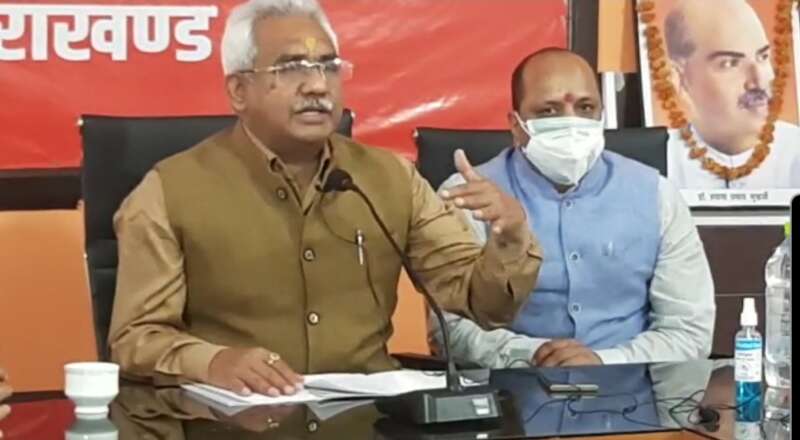 कांग्रेस की सद्बुद्धि के लिए कल मौन व्रत्त रखेंगे मदन कौशिक BJP State President Mr. Madan Kaushik will keep a silent fast at 11 am in the state headquarters on Monday to give goodwill