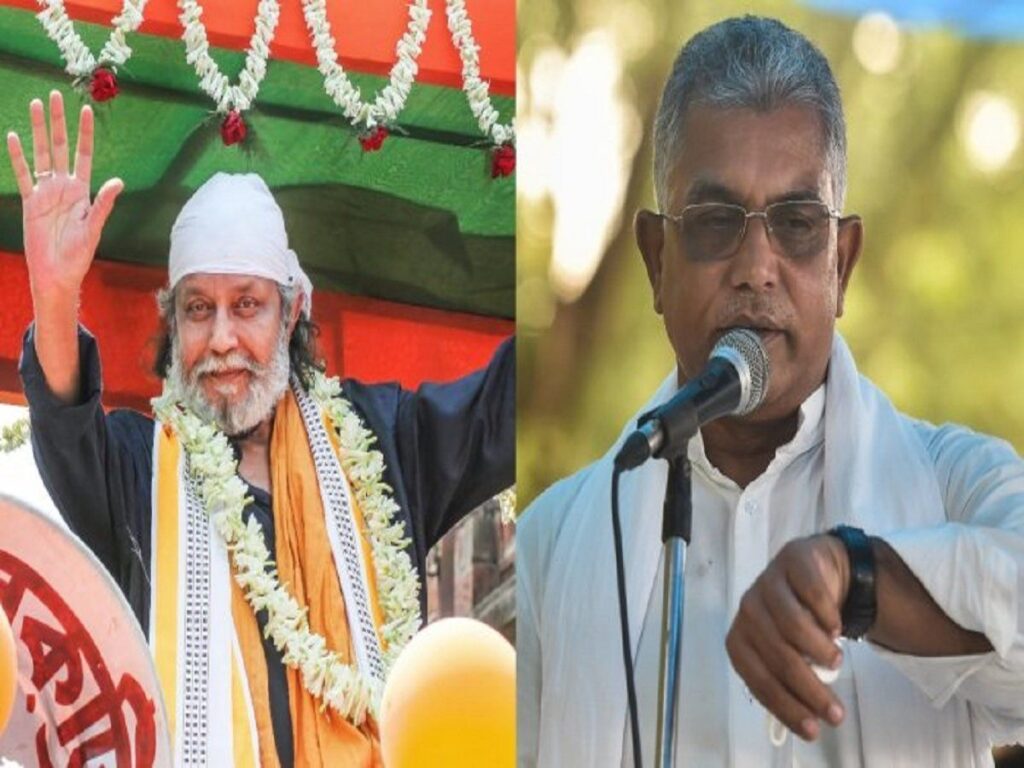 टीएमसी कार्यकर्ताओं ने बंगाल हिंसा के लिए दिलीप घोष- मिथुन चक्रवर्ती को ठहराया जिम्मेदार After the victory of TMC in Bengal, there are frequent cases of violence in the state, for which TMC activists have blamed BJP