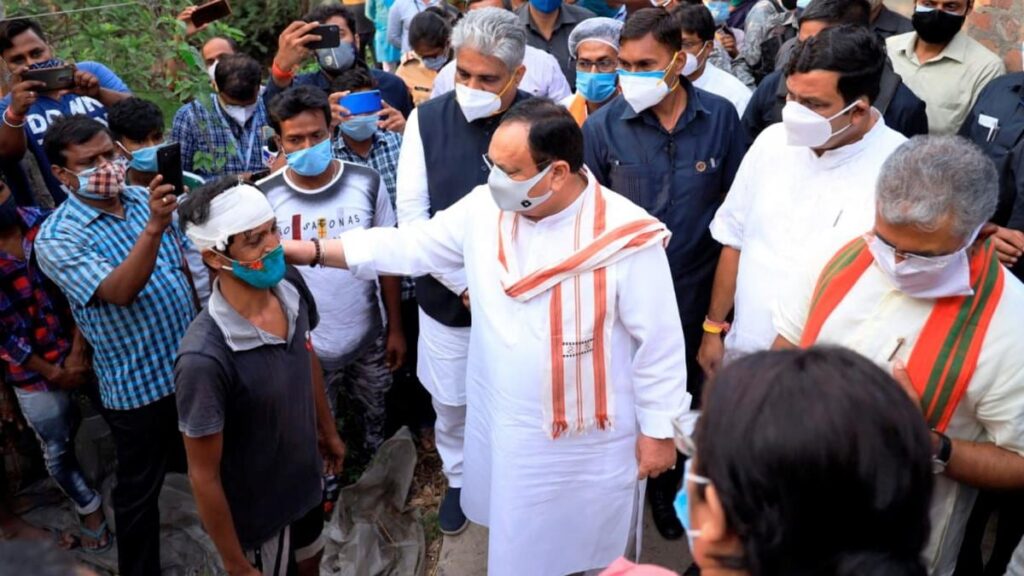एक बार फिर सीएम बनी ममता बनर्जी, बंगाल हिंसा को लेकर मुख्यमंत्री के खिलाफ भाजपा का धरना-प्रदर्शन