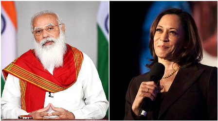 प्रधानमंत्री श्री नरेन्द्र मोदी ने आज फोन पर अमेरिका की उपराष्ट्रपति कमला हैरिस के साथ बातचीत की। Vice President Harris briefed the Prime Minister about America's plans to make COVID-19 vaccines for other countries, including India, as part of its 'Global Vaccine Sharing Strategy'.