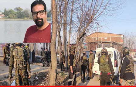 पुलवामा में आतंकियों ने BJP नेता राकेश पंडित को मारी गोली, एक युवती भी घायल A BJP councilor was shot dead by three terrorists in Tral area of Pulwama district in Jammu and Kashmir on Wednesday night. The attack on BJP councilor Rakesh Pandit took place when he was going to meet a friend without security.