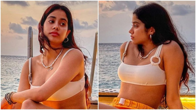 बिकिनी पहन समंदर किनारे समर इन्जॉय कर रही जाह्नवी कपूर Jhanvi Kapoor, daughter of Sridevi, who was a very beautiful and talented actress, has also become quite famous. Jhanvi Maa leaves