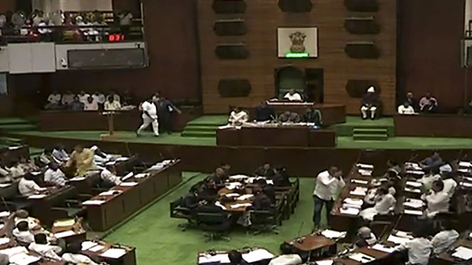 Speaker in Maharashtra Assembly today suspended 12 MLAs of Bharatiya Janata Party for one year. All the MLAs have been accused