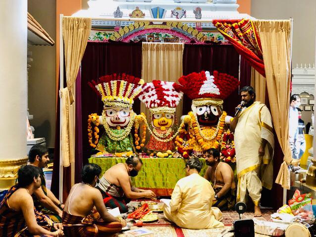 संयुक्त राज्य अमेरिका के सबसे बड़े हिंदू मंदिर ने मिनेसोटा राज्य मेपल ग्रोव शहर में बड़े हर्षोलास के साथ मनाया भगवान जगन्नाथ (रथ) महोत्सव