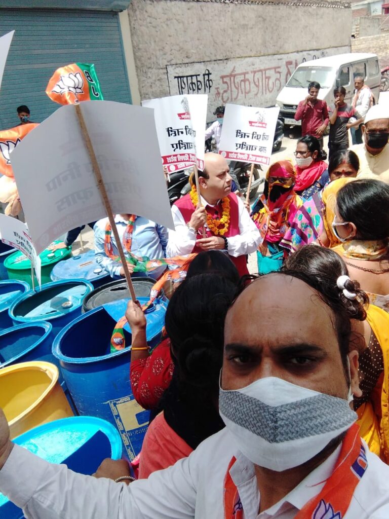 ‘‘संगम विहार में पानी किल्लत’’भाजपा का जन आंदोलन’’: डॉ0 जौली