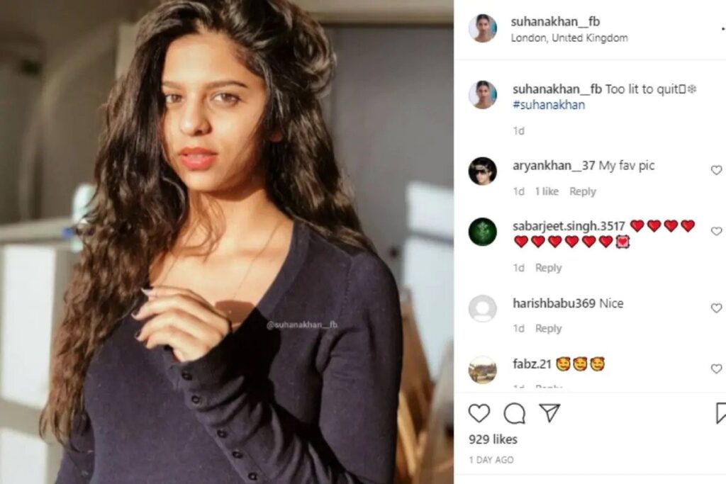 किंग खान की बेटी सुहाना खान की फोटो हुई वायरल, बिखरी जुल्फें देख दीवाने हुए फैंस Shahrukh Khan's beloved daughter Suhana Khan may not have stepped into Bollywood, but she competes with any actresses