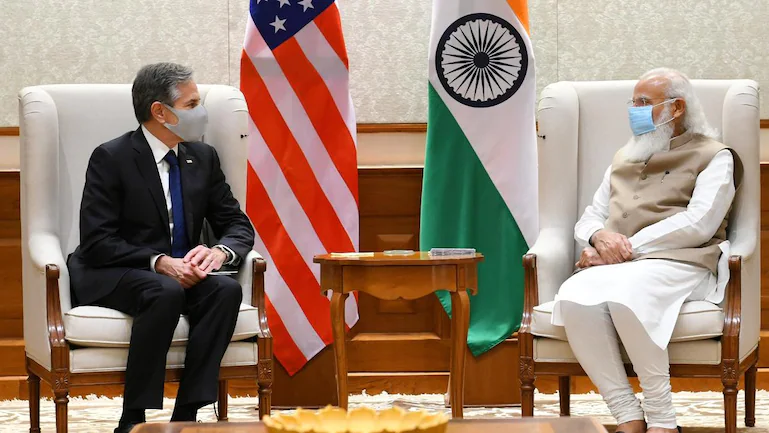अमेरिकी विदेश मंत्री एंटनी ब्लिंकेन ने प्रधानमंत्री नरेन्द्र मोदी से की भेंट, जानें किन मुद्दों पर हुई चर्चा