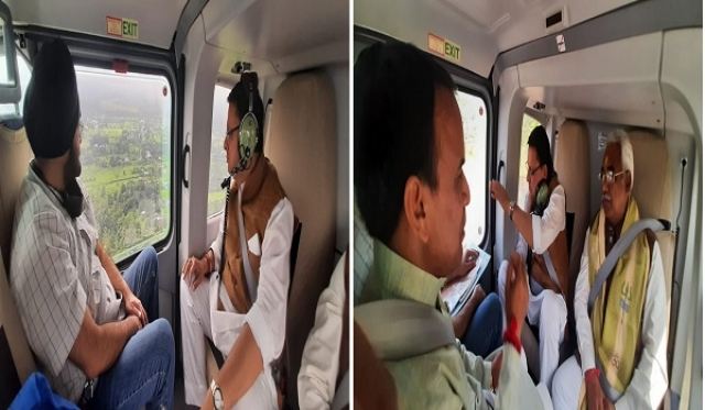 मुख्यमंत्री पुष्कर सिंह धामी ने किया गढ़वाल मंडल के आपदाग्रस्त इलाकों का हवाई सर्वेक्षण