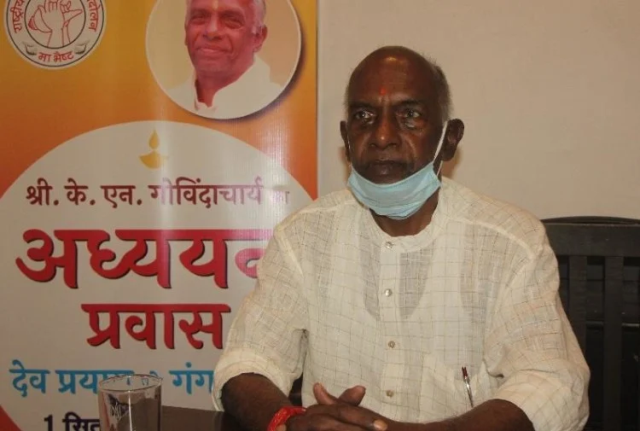केएन गोविंदाचार्य 28 अगस्त से शुरू करेंगे यमुना बचाओ यात्रा