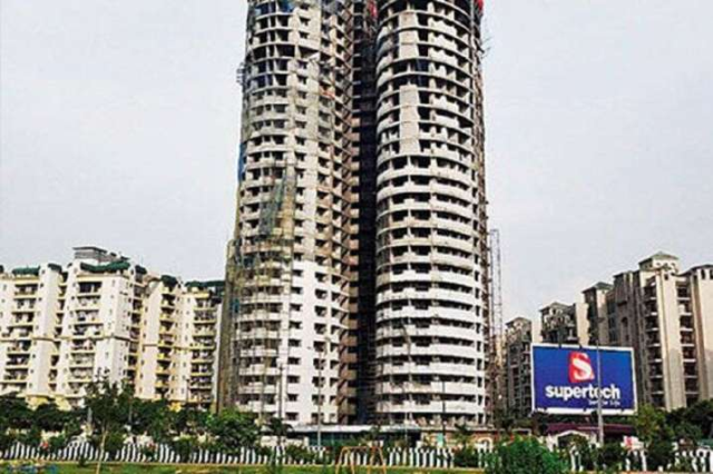 सुप्रीम कोर्ट ने दिया आदेश, नोएडा में ध्वस्त हो सुपरटेक की 40 मंजिला इमारतें