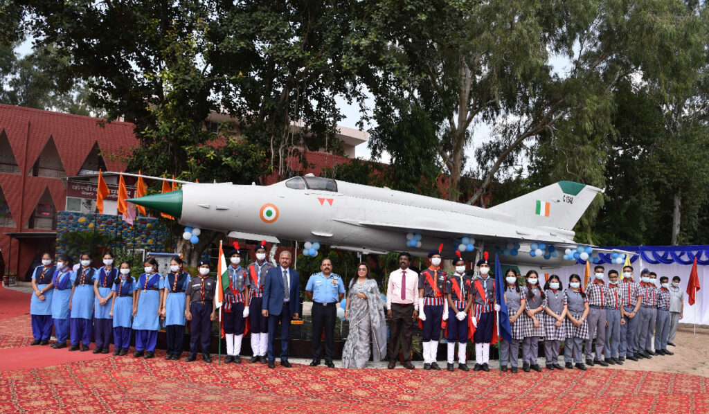Chief of Air Staff Air Chief Marshal RKS Bhadauria PVSM AVSM VM ADC visited Air Force Station Chandigarh on 06 September 2021.