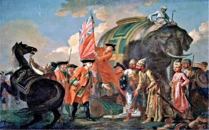 अपराधियों को भारत का शासक बताने वाले अक्षम्य अपराधी हैं It was that the Diwan of Sirajuddaula, Mohanlal, was confronted by his own subordinate, Mir Jafar Ali, and on the other hand, Clive persuaded