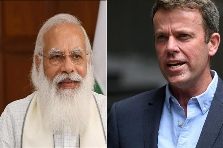 ऑस्ट्रेलिया के व्यापार और निवेश मंत्री डैन तेहान अगले सप्ताह भारत आएंगे Australia's Minister of Trade and Investment Dan Tehan said he would visit India next week. Dan Tehan said, "While living in India,
