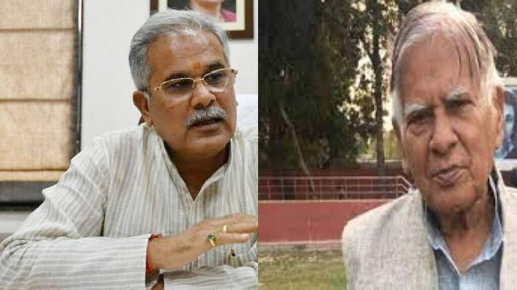 ब्राह्मणों पर आपत्तिजनक टिप्पणी को लेकर भूपेश बघेल के पिता के खिलाफ केस दर्ज Chhattisgarh Chief Minister Bhupesh Baghel's father remarked on boycott of Brahmins, for which the state police has registered