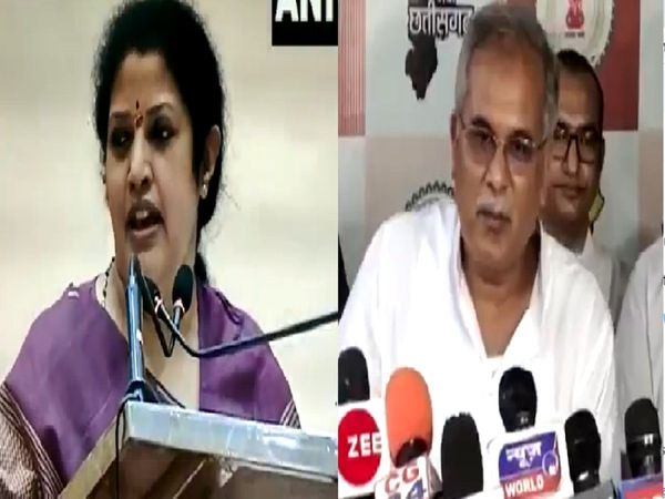 भाजपा की राष्ट्रीय महामंत्री डी पुरंदेश्वरी का विवादित बयान, बोली- अगर भाजपा कार्यकर्ता थूकेंगे तो भूपेश बघेल और उनका पूरा मंत्रिमंडल बह जाएगा